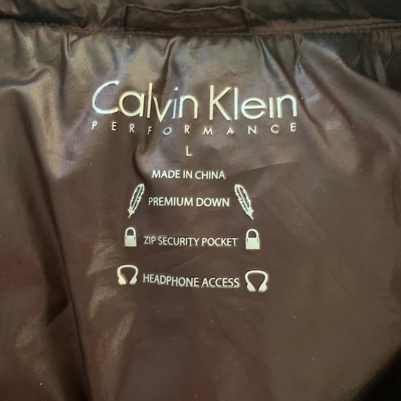 Calvin Klein vest large with pockets me zippers - Picture 3 of 7
